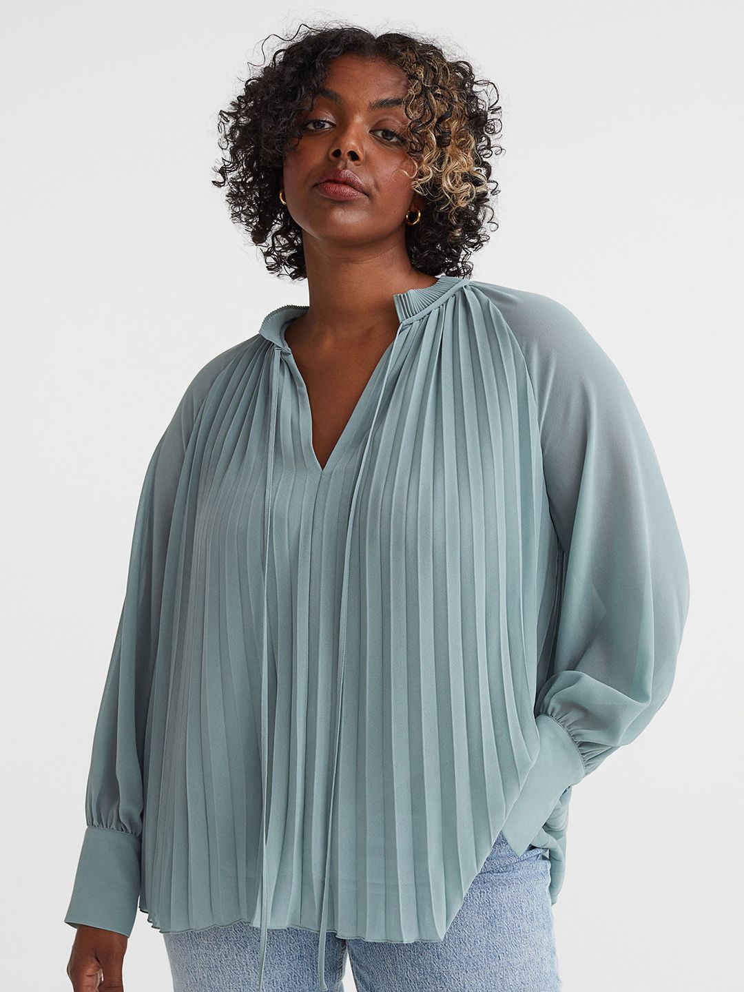 Turquoise shop chiffon blouse