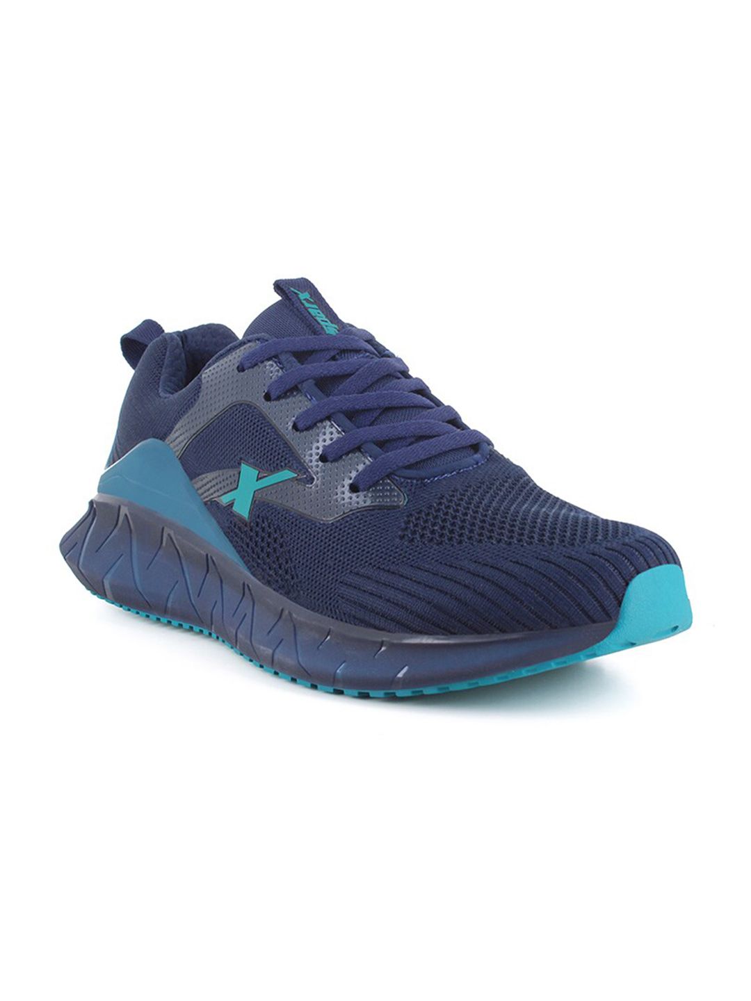 Sparx Men Navy Blue Textile Running Shoes