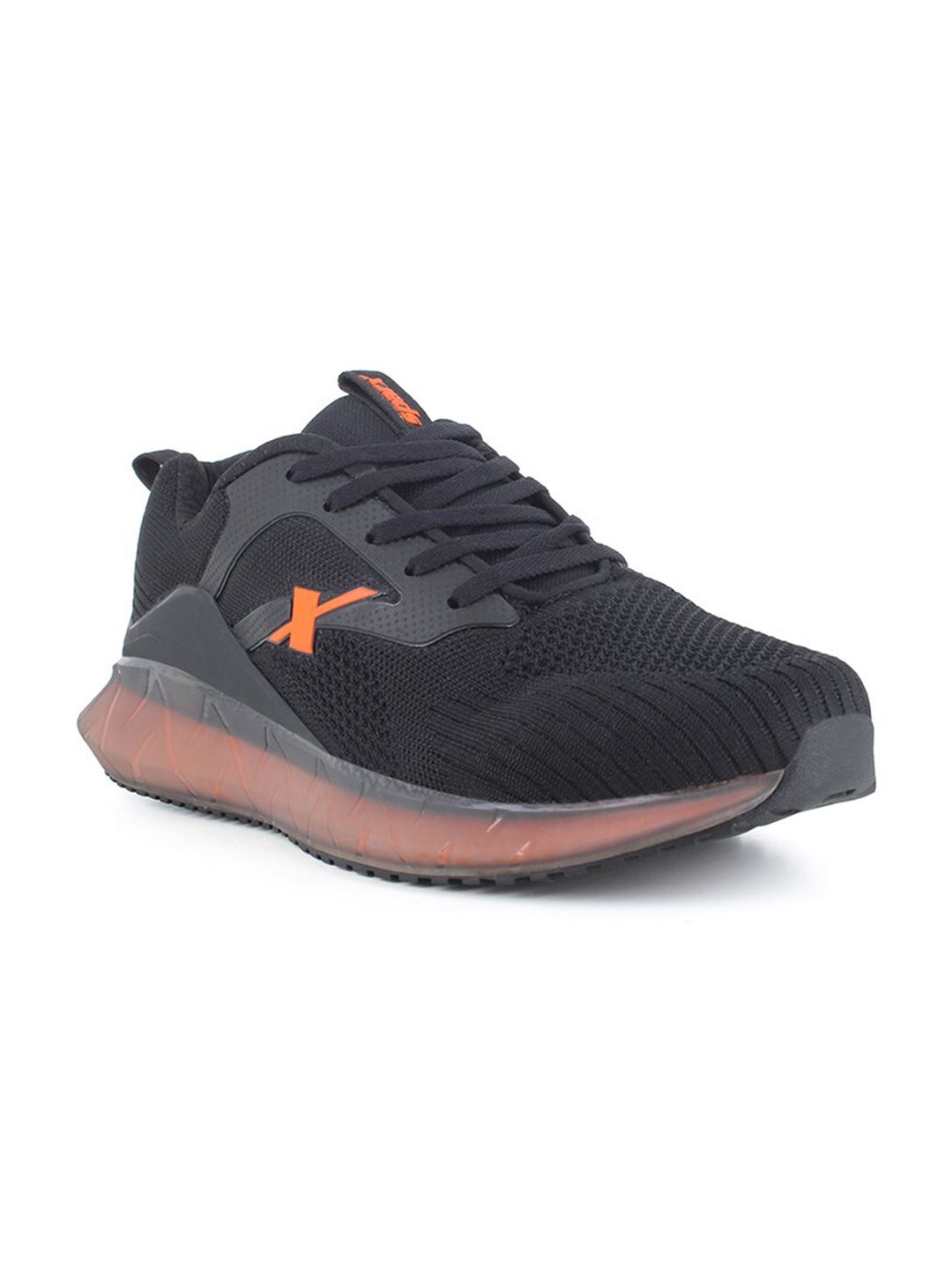 Sparx Men Black Textile Running Shoes