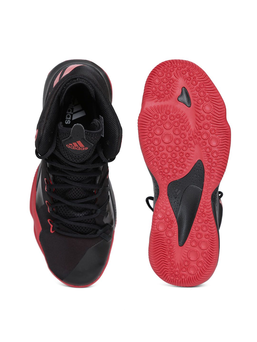Buy ADIDAS Men Black Dual Threat 2017 Mid-Top Basketball Shoes - Sports Shoes for Men 1989704 | Myntra Buy ADIDAS Men Black Dual Threat 2017 Mid-Top Basketball Shoes - Sports Shoes for Men 1989704 | Myntra