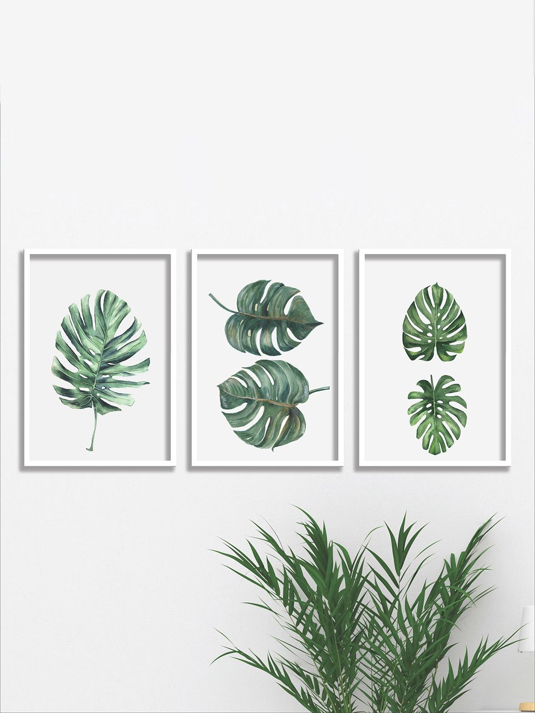 SAF Set Of 3 Modern Art UV Textured Painting Wall Art Price in India