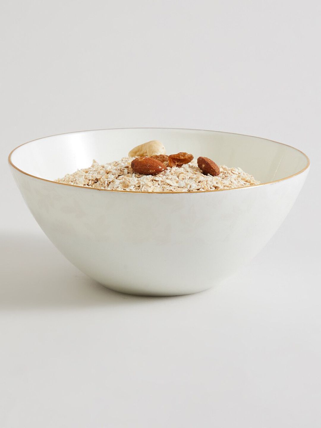 Home Centre White Printed Bone China Cereal Bowl Price in India