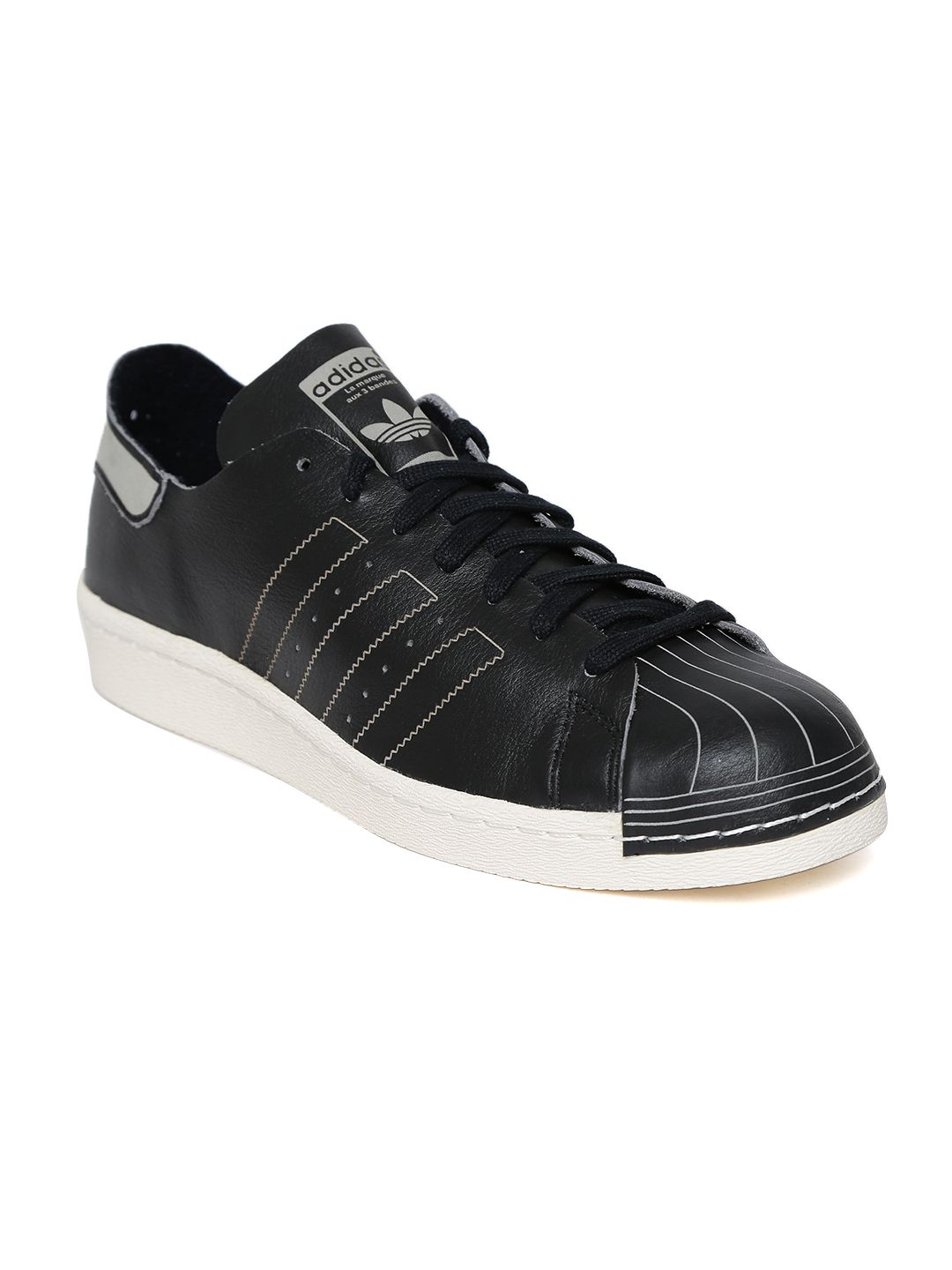 Buy ADIDAS Originals Men Black SUPERSTAR 80S DECON Sneakers
