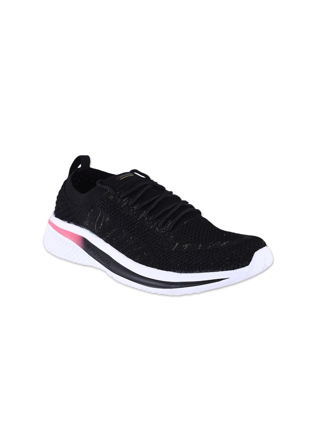 Action Women Black Mesh Running Non-Marking Shoes Price in India