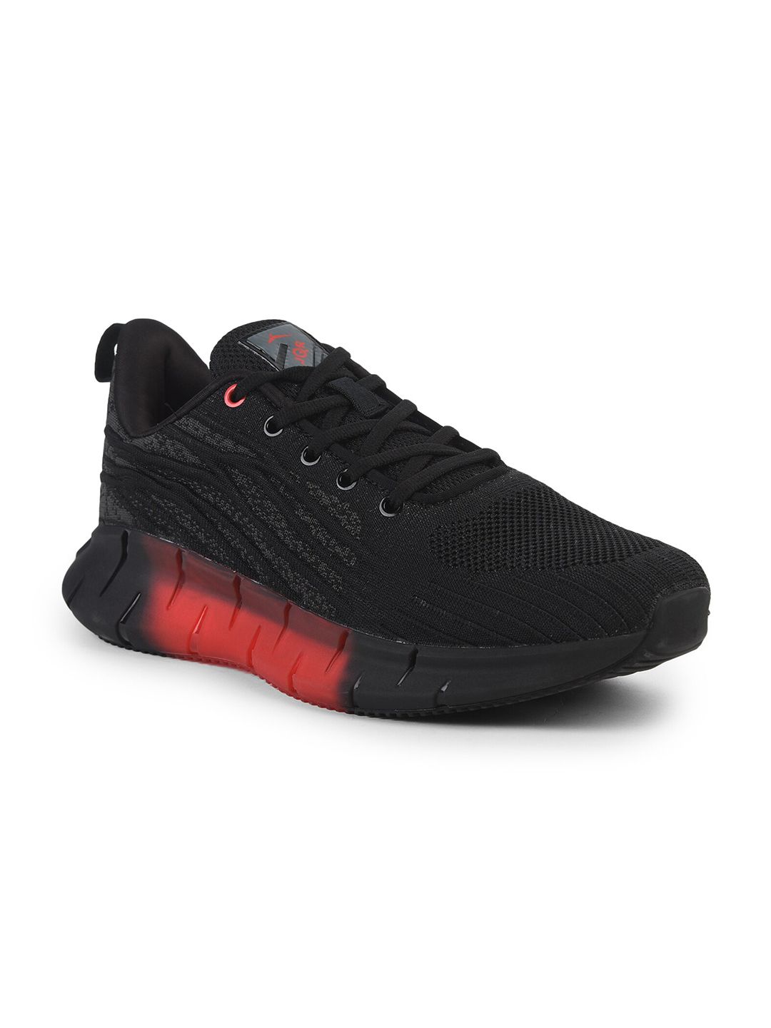 JQR Men TREND Black Mesh Running Shoes
