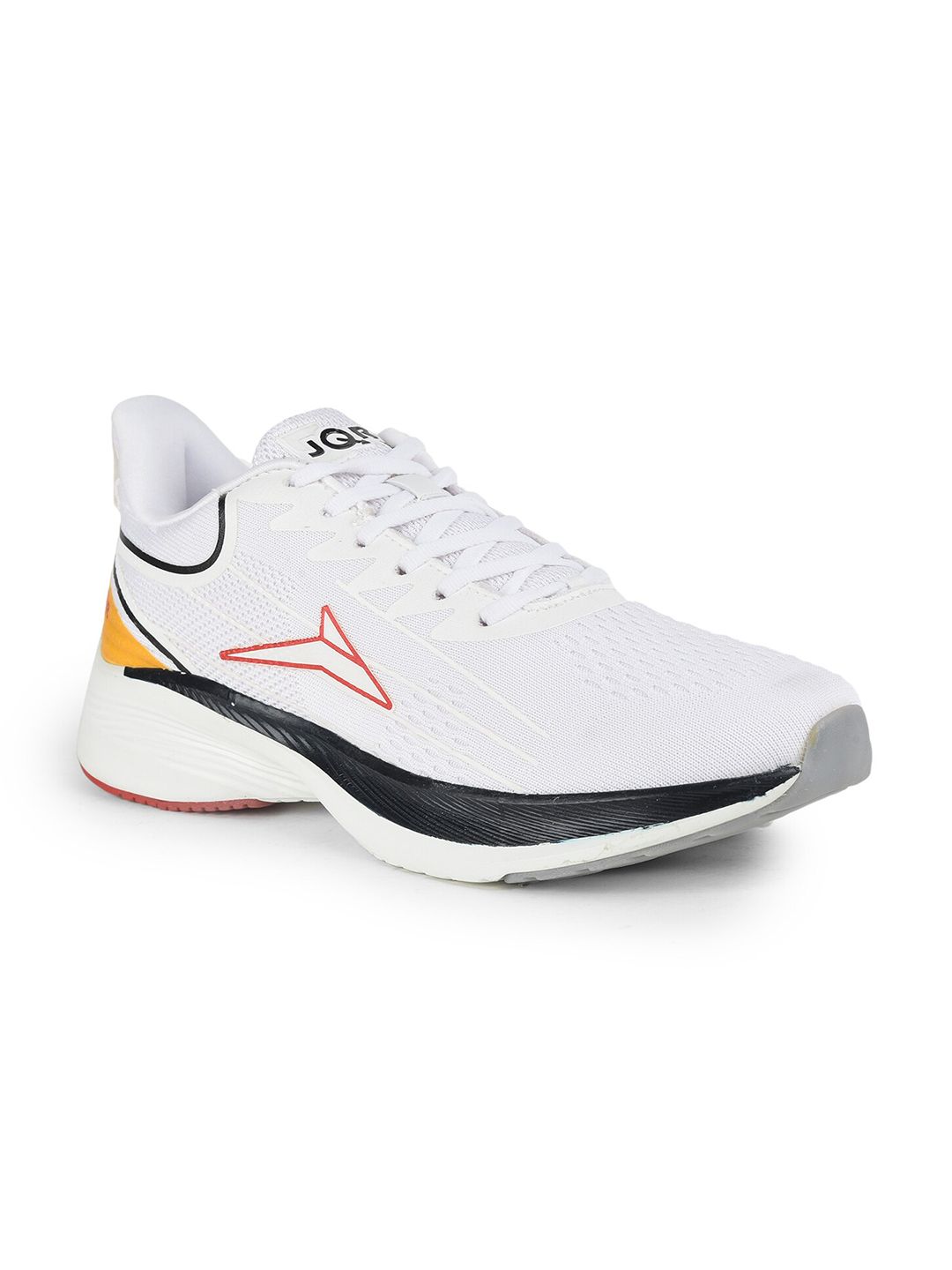 JQR Men BOILER White Mesh Running Shoes