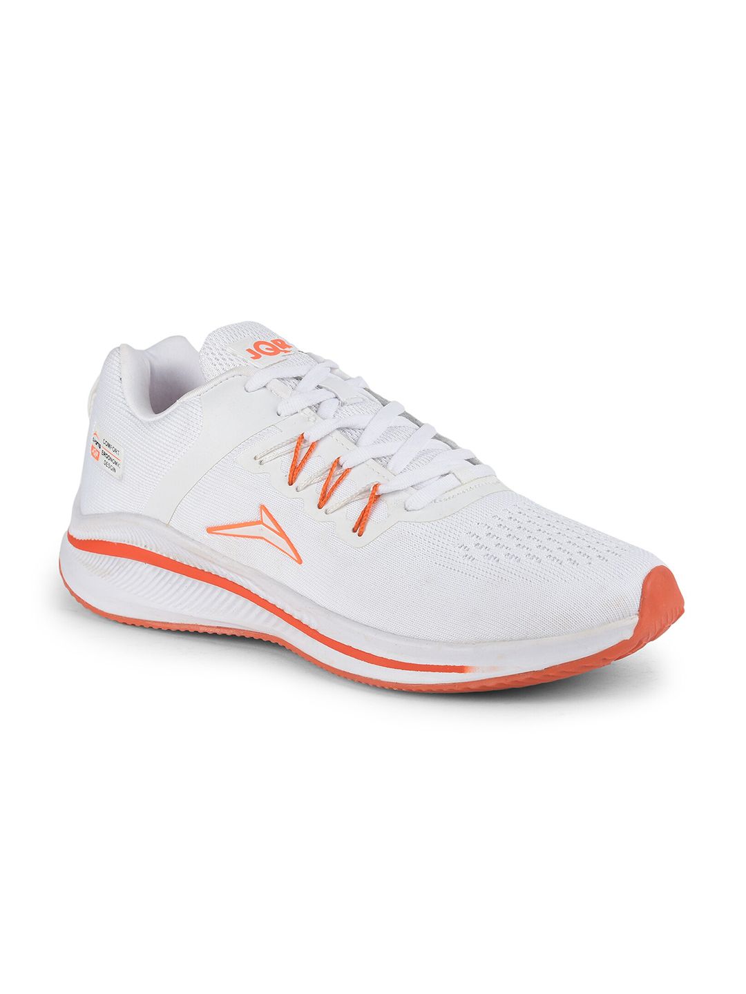 JQR Men FOCUS White Mesh Running Shoes