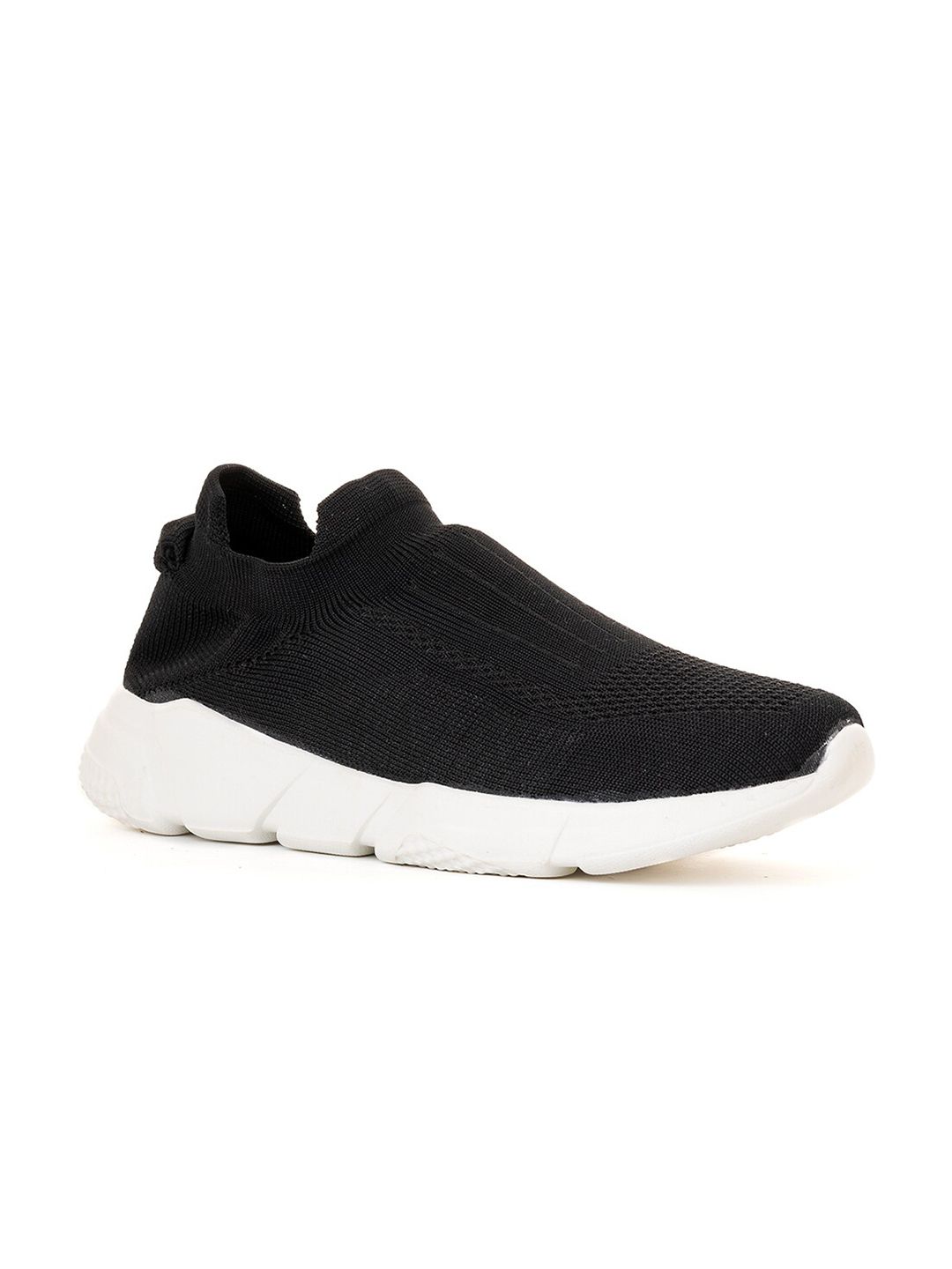 Khadims Men Black Textile Walking Shoes