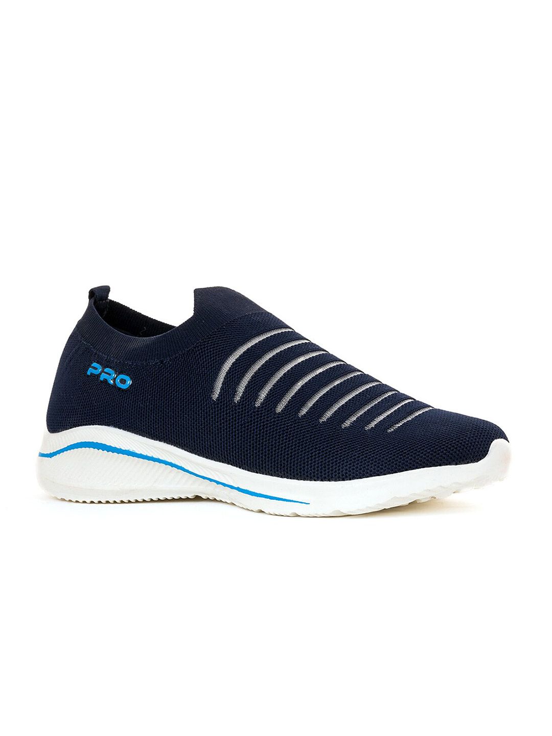 Khadims Men Navy Blue Textile Running Non-Marking Shoes