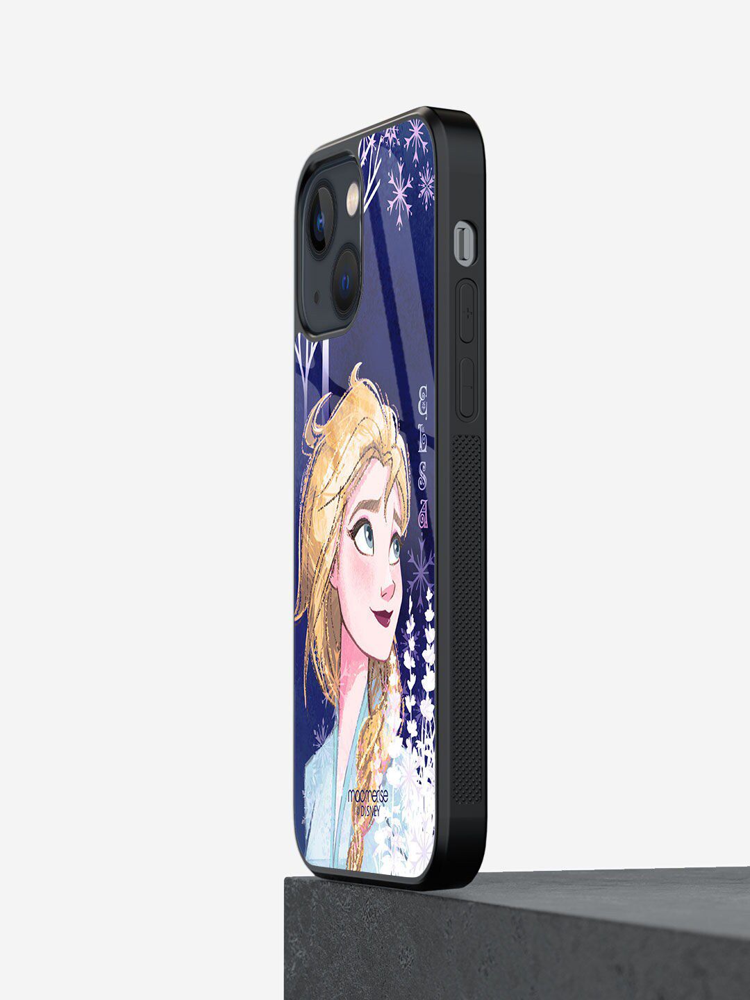 macmerise Blue & Pink Strong Elsa Iphone 13 Back Case Price in India