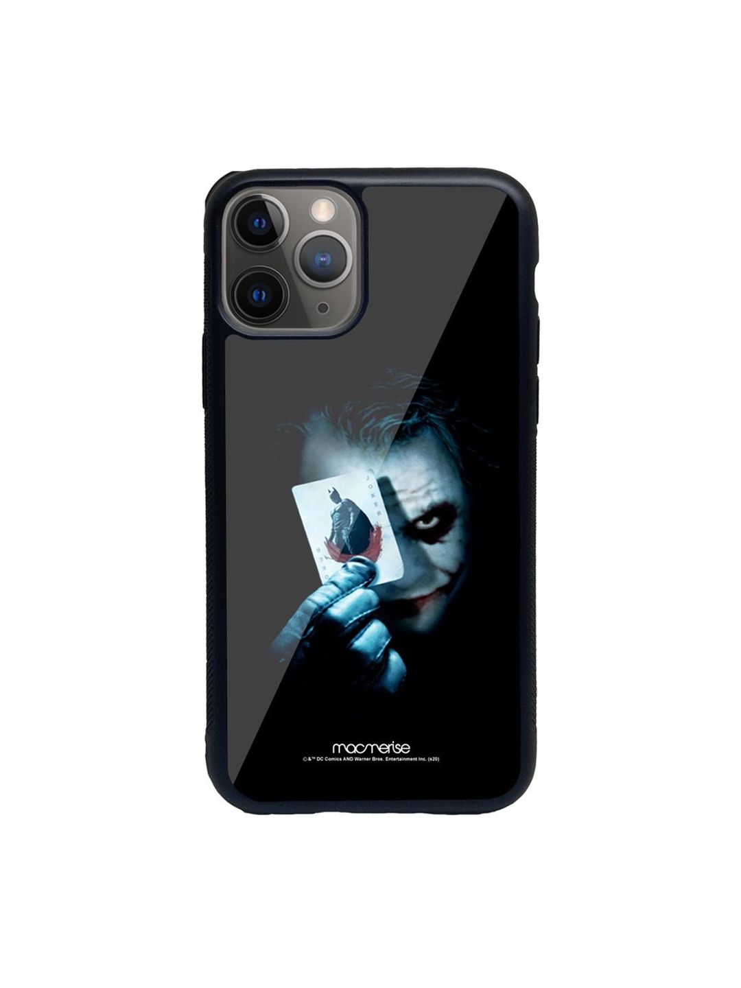 macmerise Black & White Jokers Trump Card iPhone 11 Pro Max Back Case Price in India