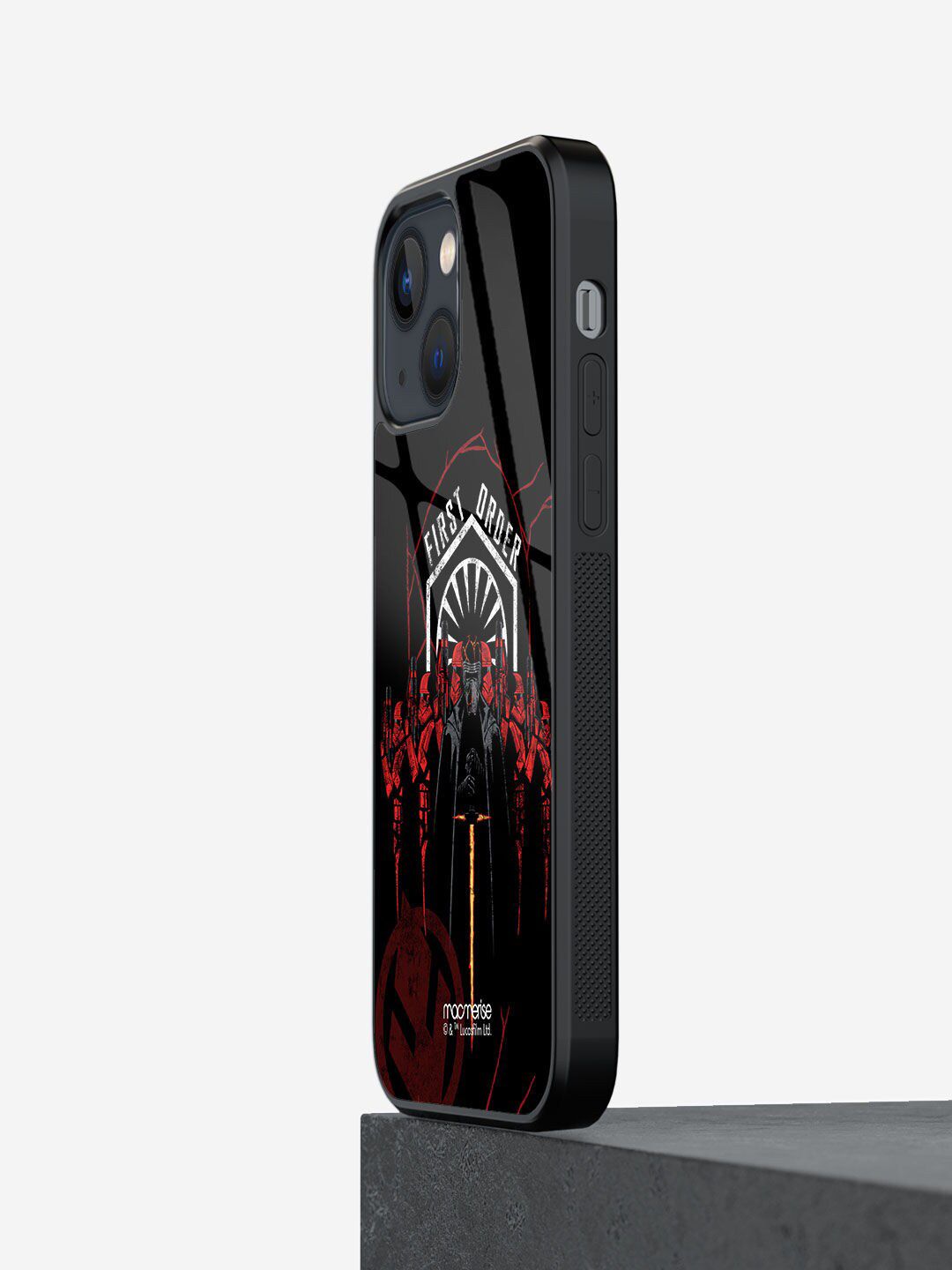 macmerise Black & Red First Order Printed Iphone 13 Back Case Price in India