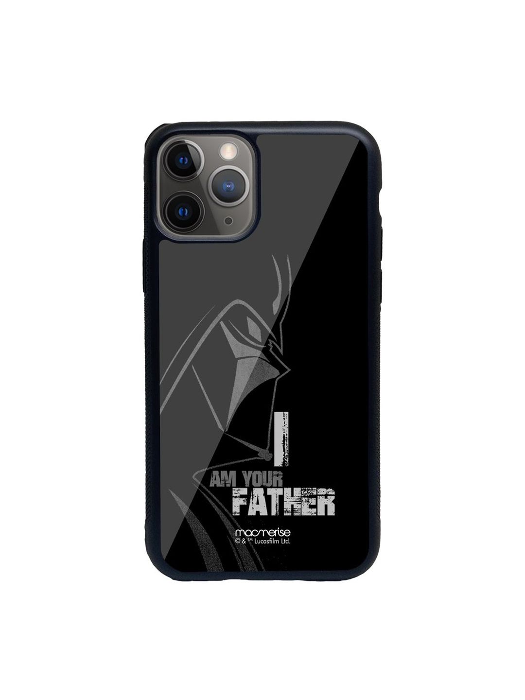 Macmerise Black I am your Father Printed  iPhone 11 Pro Back Case Price in India