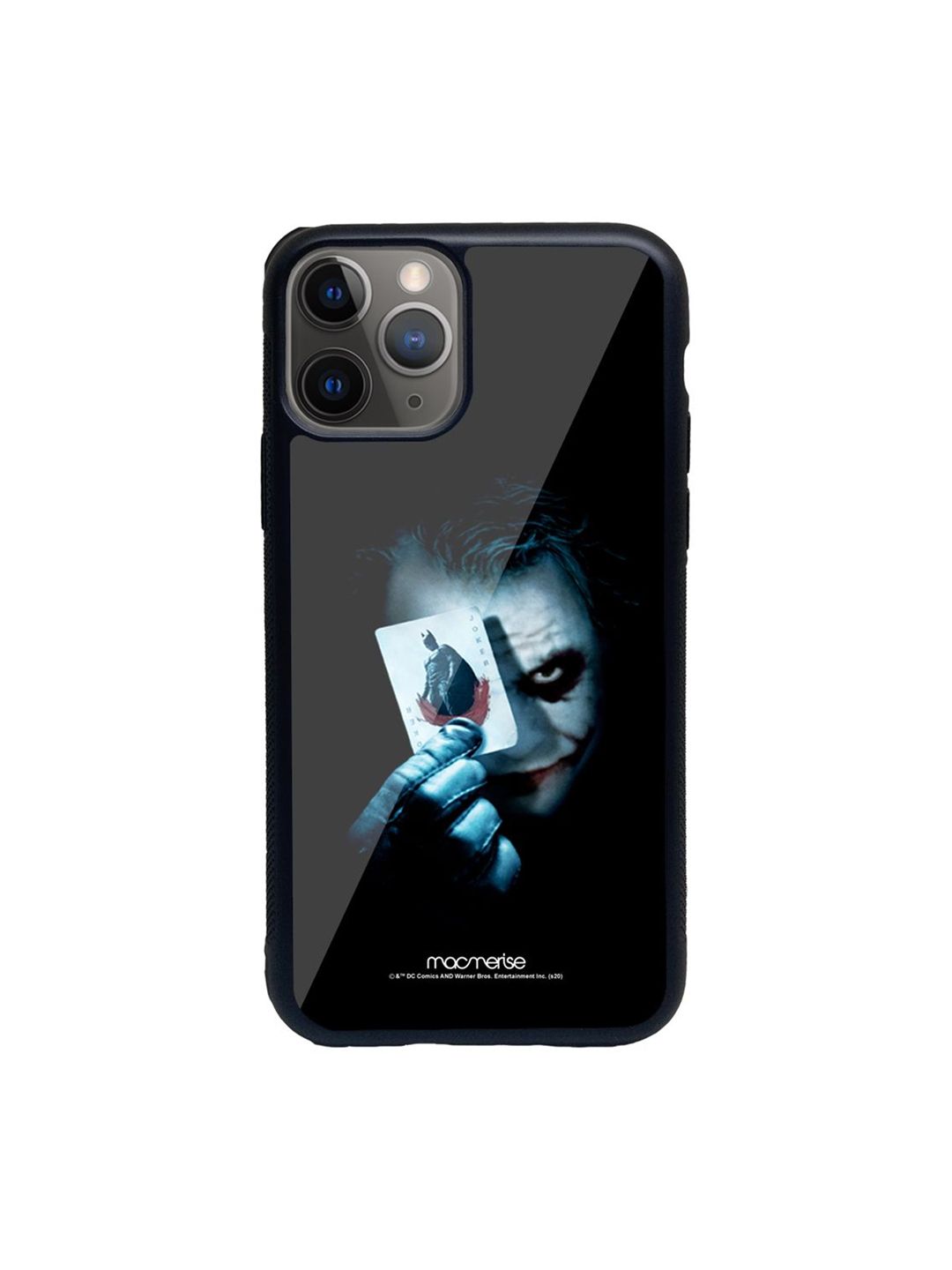 Macmerise Black Jokers Trump Card Printed iPhone 11 Pro Back Case Price in India