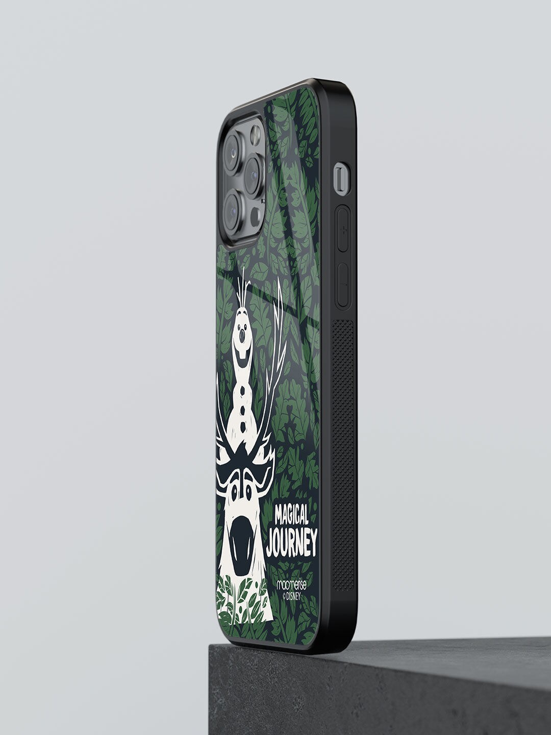 macmerise Black & Green Magical Journey Printed iPhone 12 Pro Max Back Cover Price in India