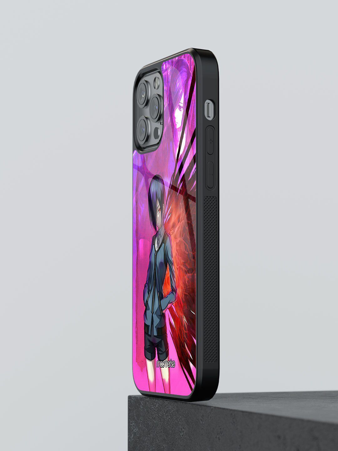 macmerise Black & Purple Touka Kirishima Printed iPhone 12 Pro Max Back Cover Price in India