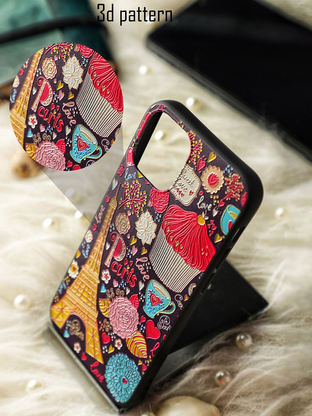 DOOBNOOB Red & Brown Love Paris Samsung Galaxy Note 20 Back Case Price in India