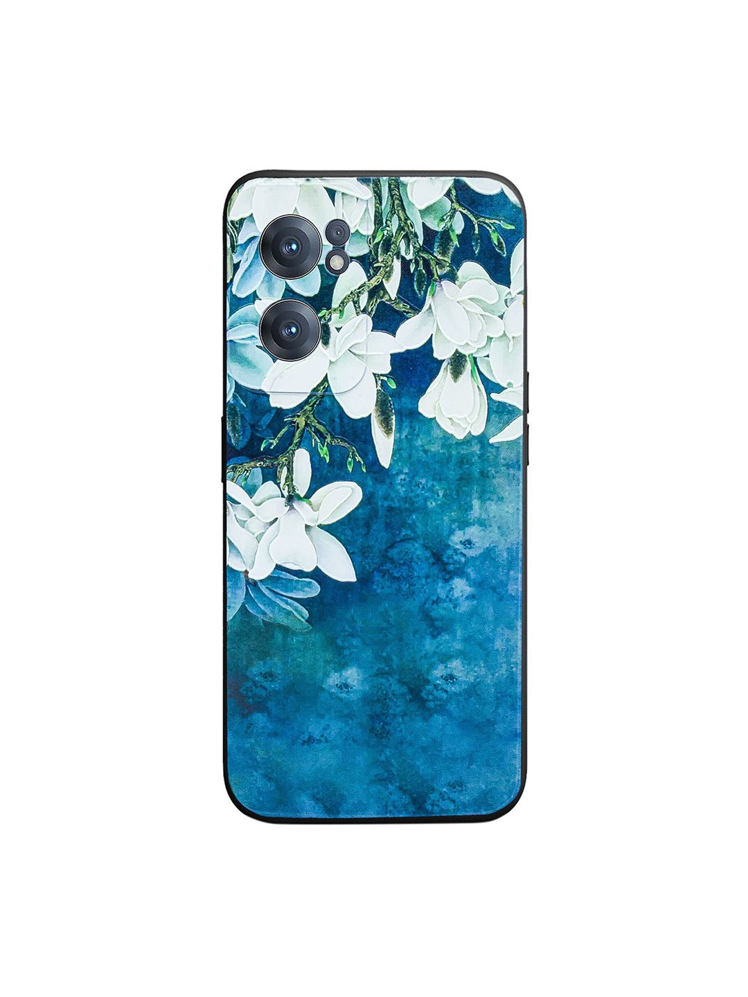 DOOBNOOB Ocean Blue Flora 3D Patterned OnePlus Nord CE 2 Back Case Price in India