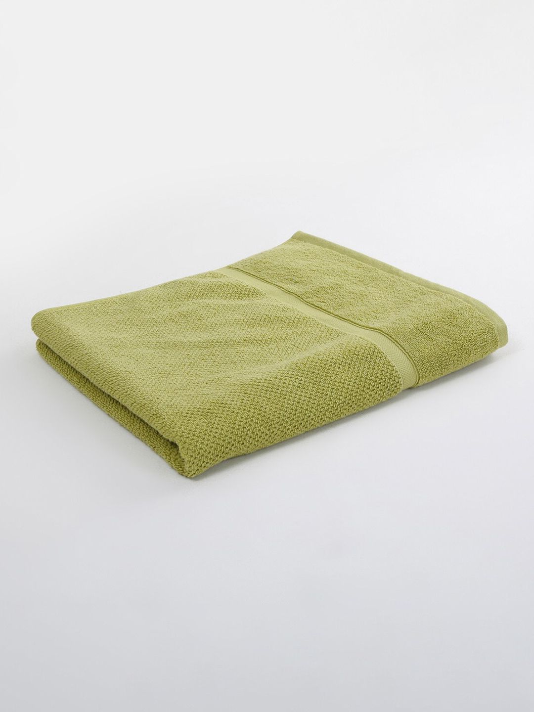 Home Centre Green Solid 550 GSM Cotton Bath Towel Price in India