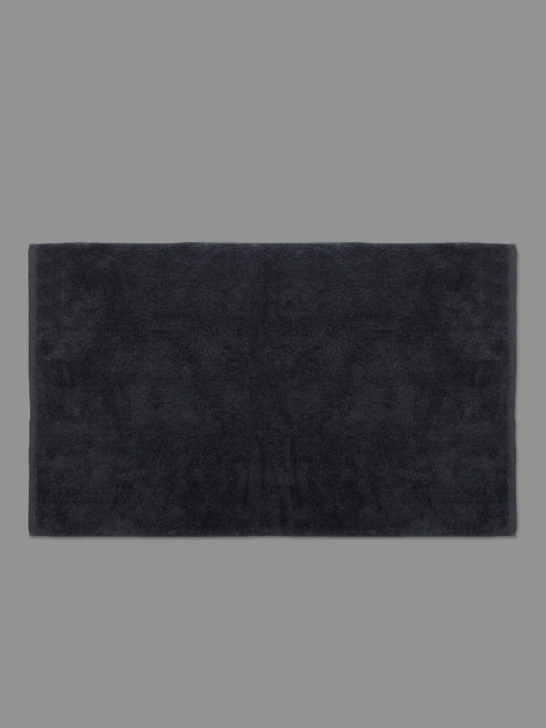 AVI Living Black Textured 900 GSM Terry Cotton Bath Rugs Price in India