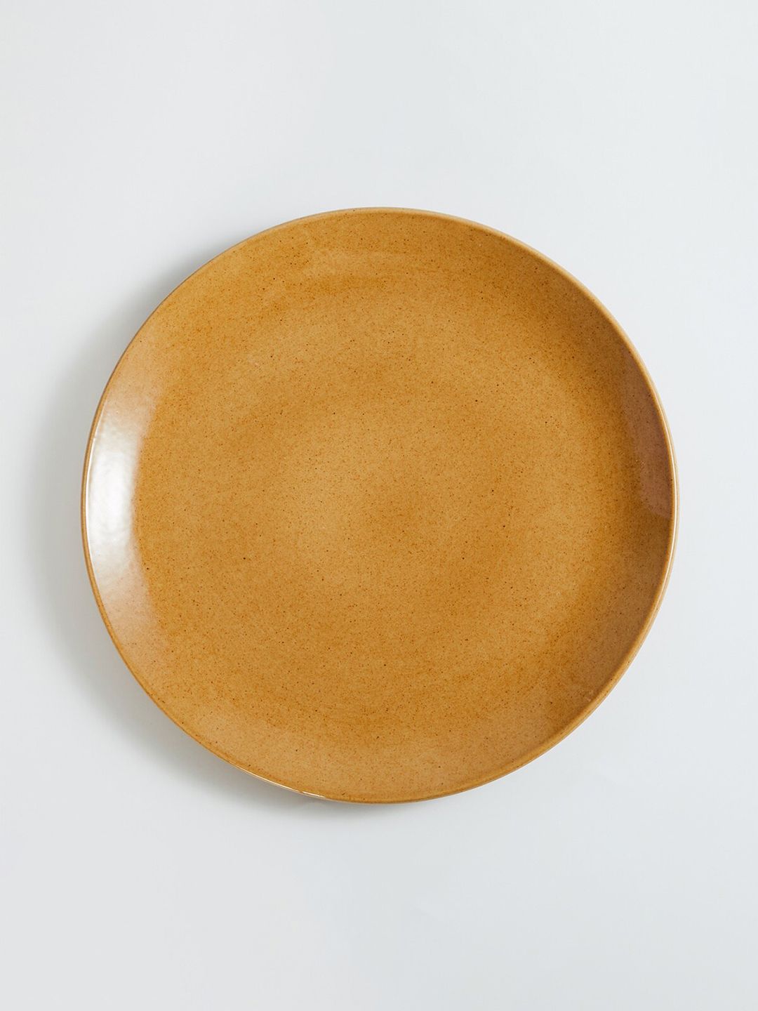 Home Centre Yellow & 1 Pieces Stoneware Glossy Plates Price in India