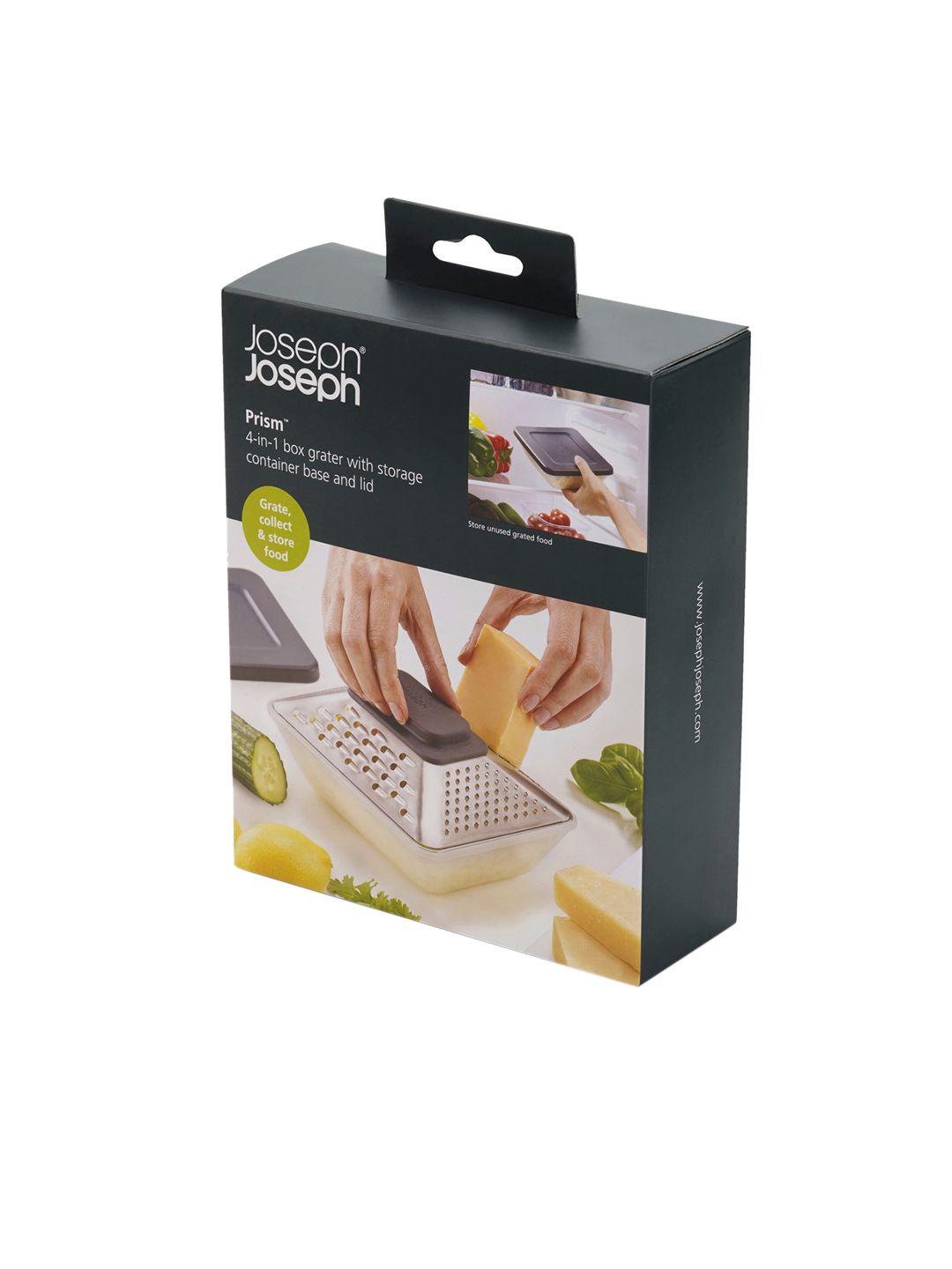 Joseph Joseph Grey & Silver-Colored Solid Stainless Steel Prism Box Grater Price in India