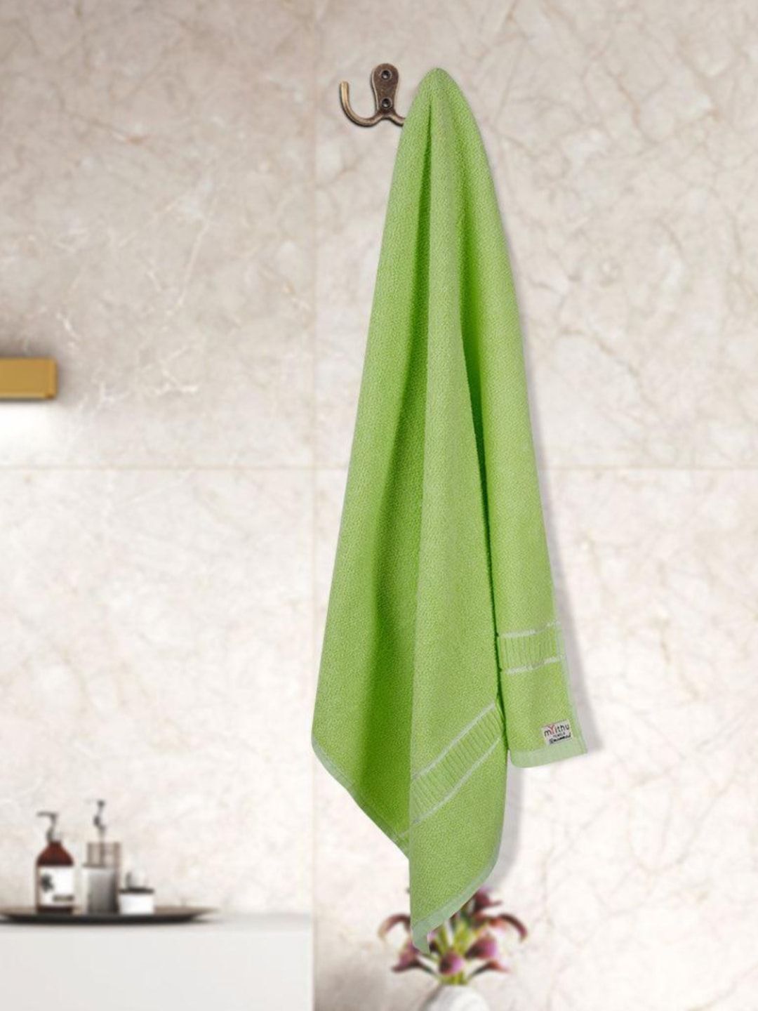 Ramraj Set of 2 Assorted 400 GSM Cotton Towel Set Price in India
