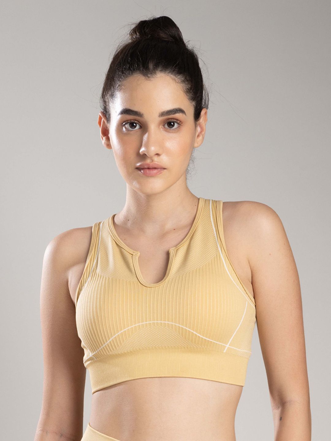 SKNZ Women Yellow Bra Price in India