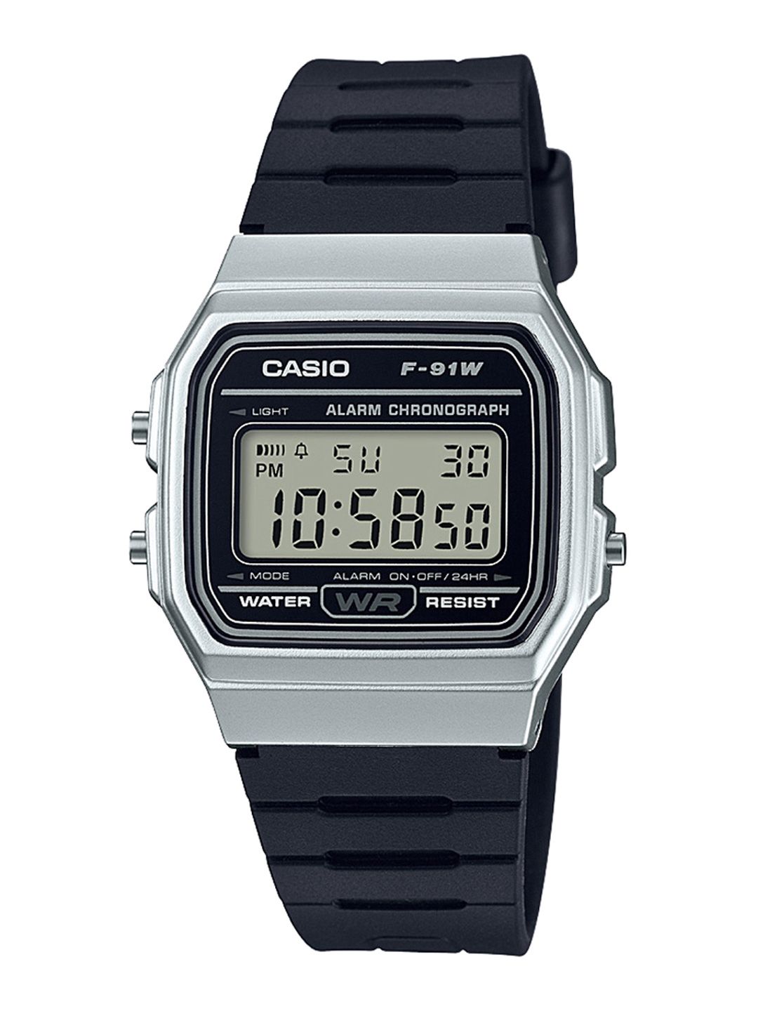Buy Casio Vintage Series F-91W-1Q Grey Digital Dial Resin D002