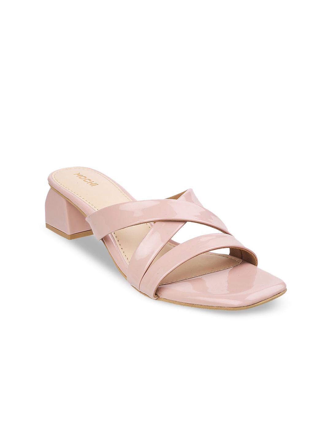 Mochi Pink Block Sandals