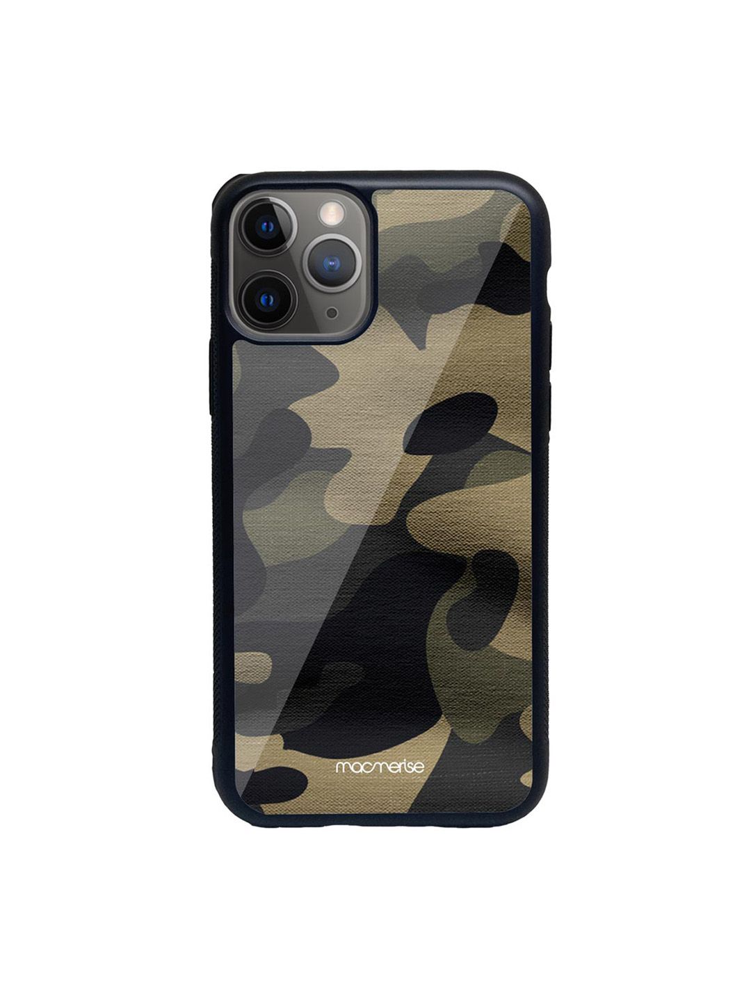 macmerise Olive Green Abstract Printed iPhone 11 Pro Phone Case Price in India