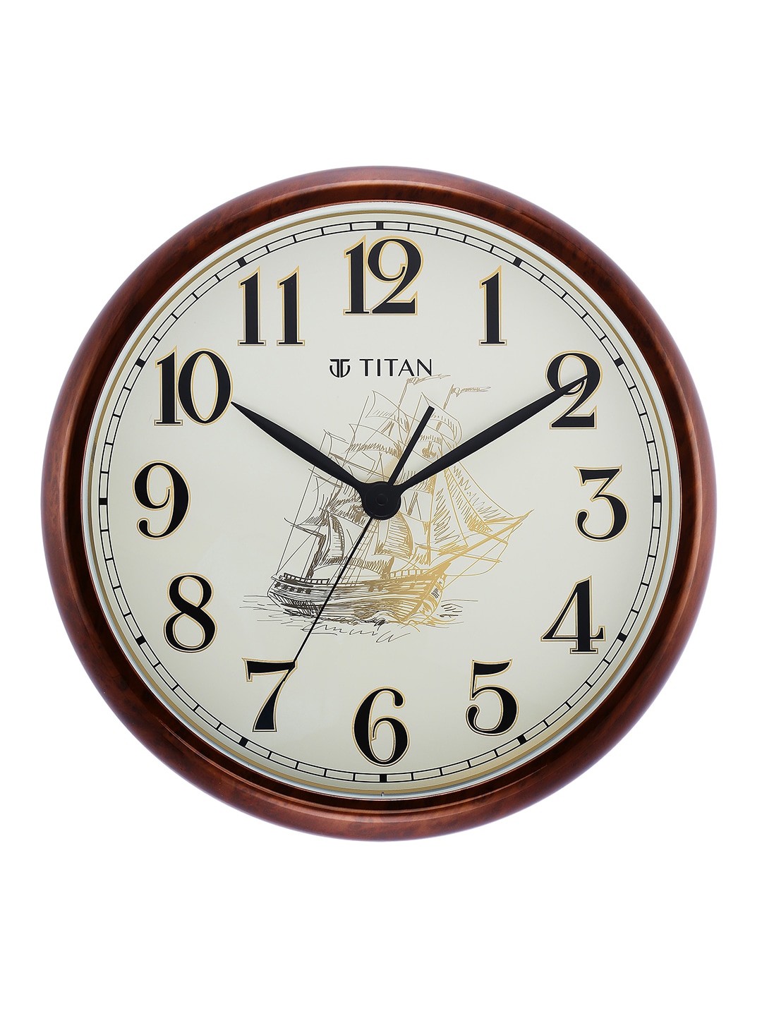 Titan Unisex Brown Clocks Price in India