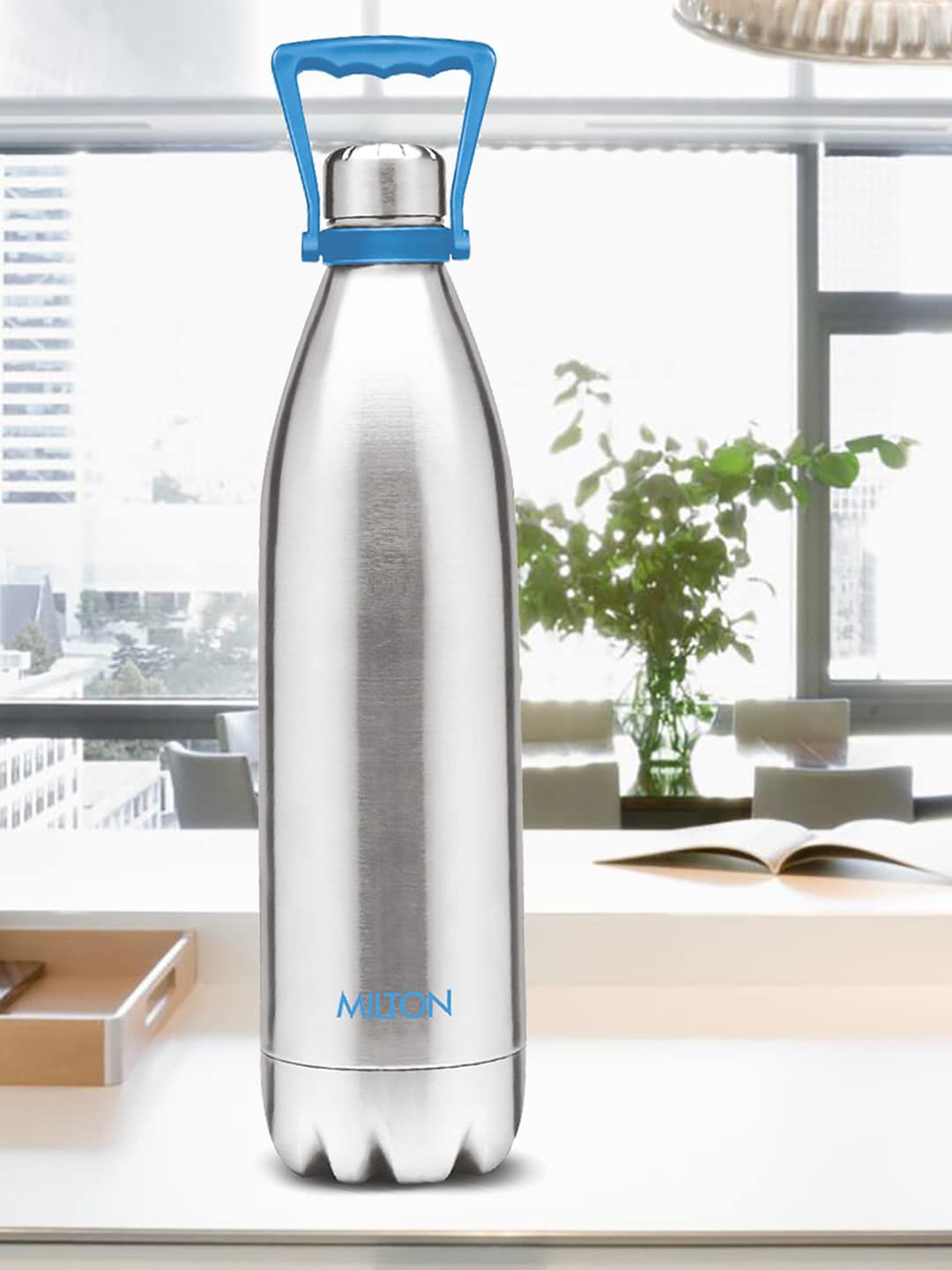 Buy Milton Duo Silver Thermosteel Double Wall Vacuum Flask - 2L - Water  Bottle for Unisex 19930656 | Myntra