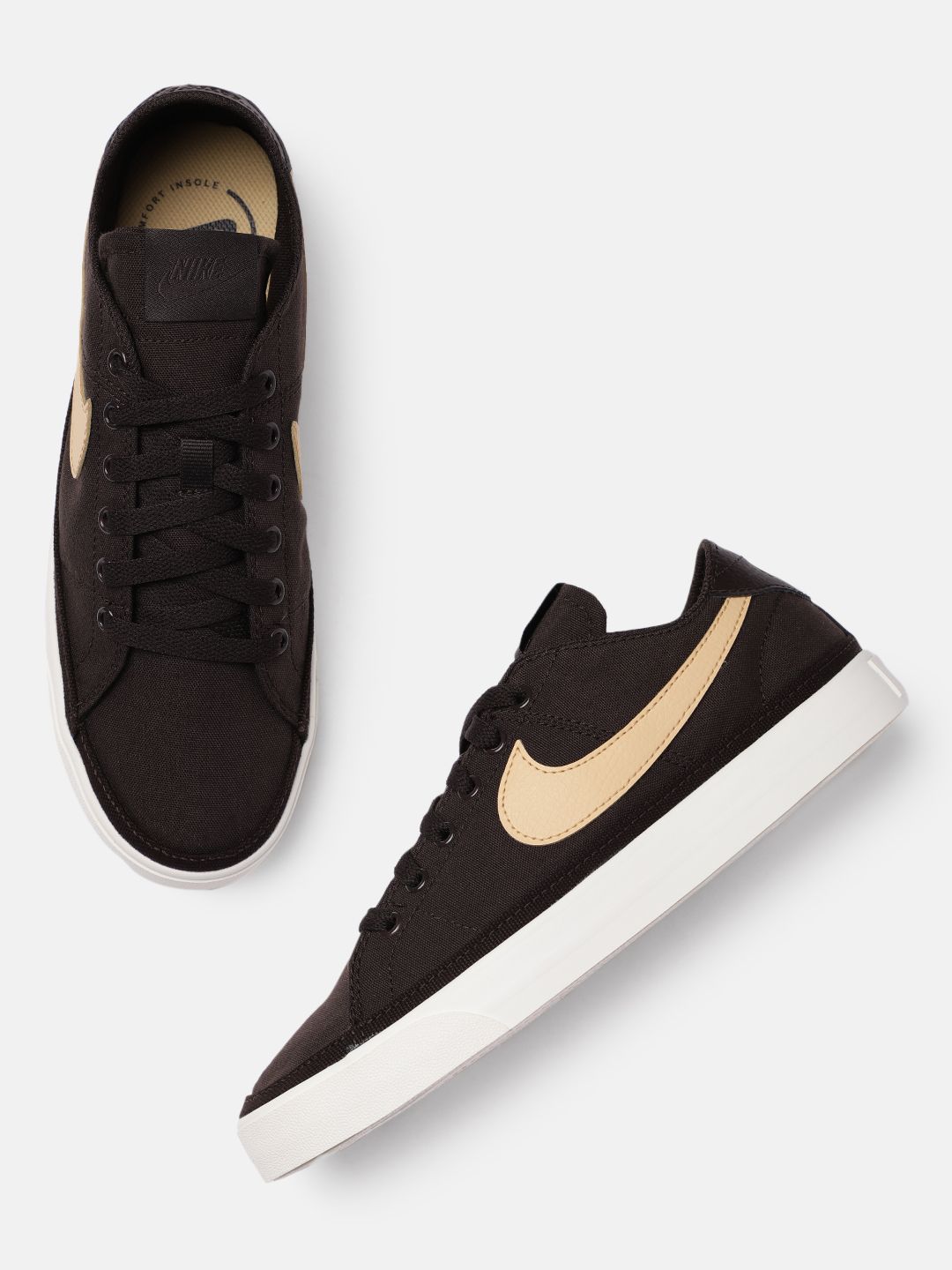 Nike Women Brown Court Legacy Sneakers Price in India