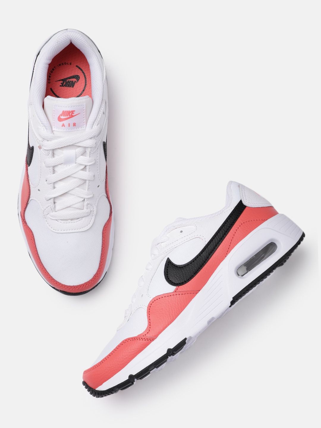 Nike Women White Air Max Leather Sneakers Price in India