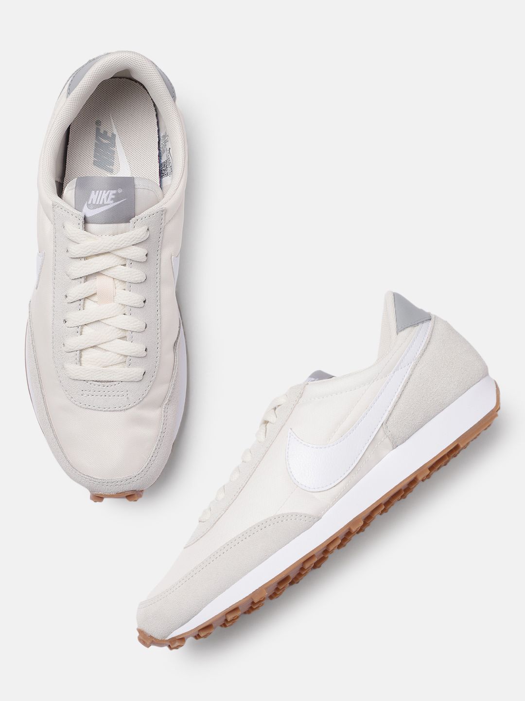 Nike Women Off White DBreak Leather Sneakers Price in India