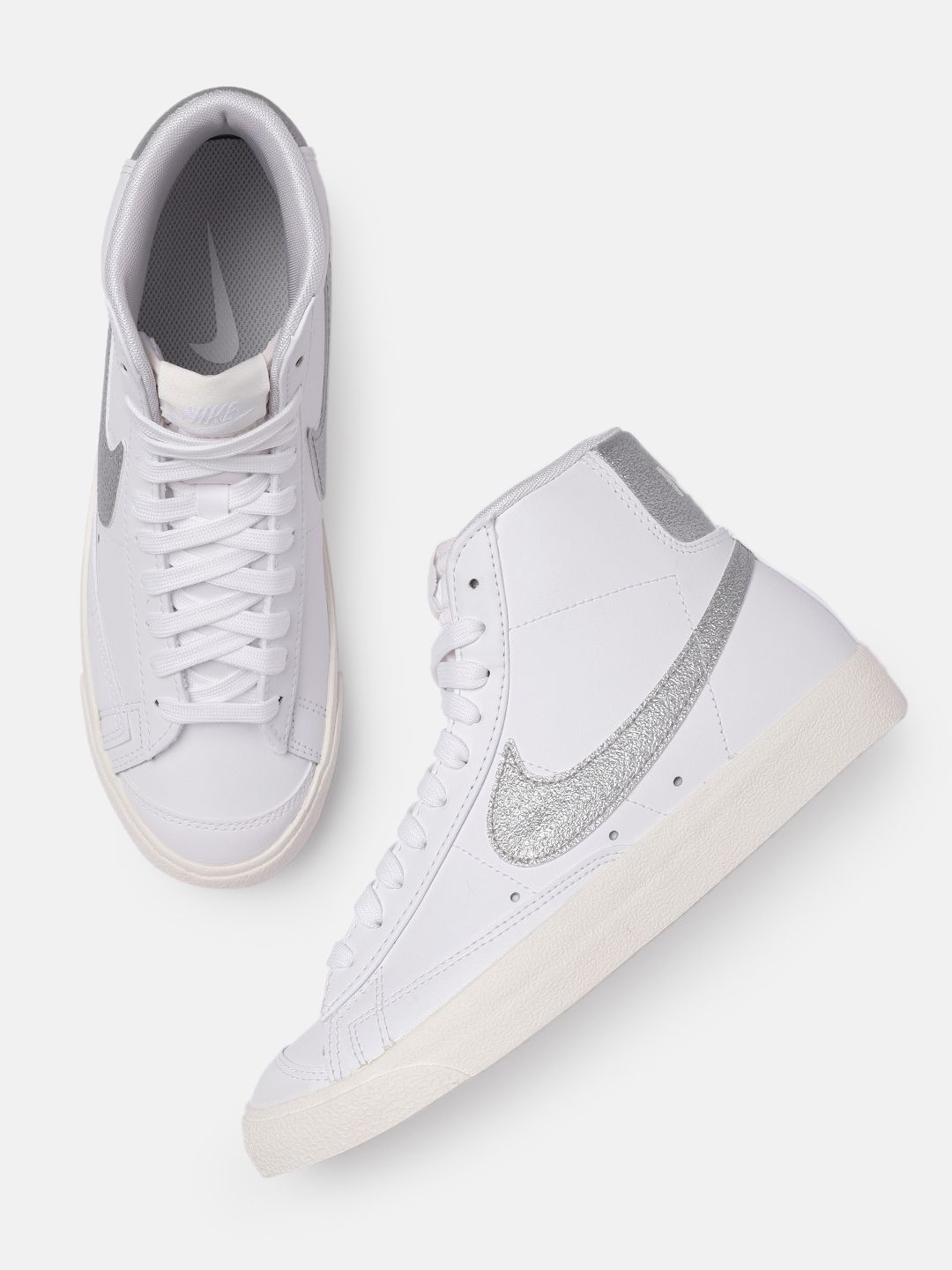 Nike Women White Blazer Mid Leather Sneakers Price in India