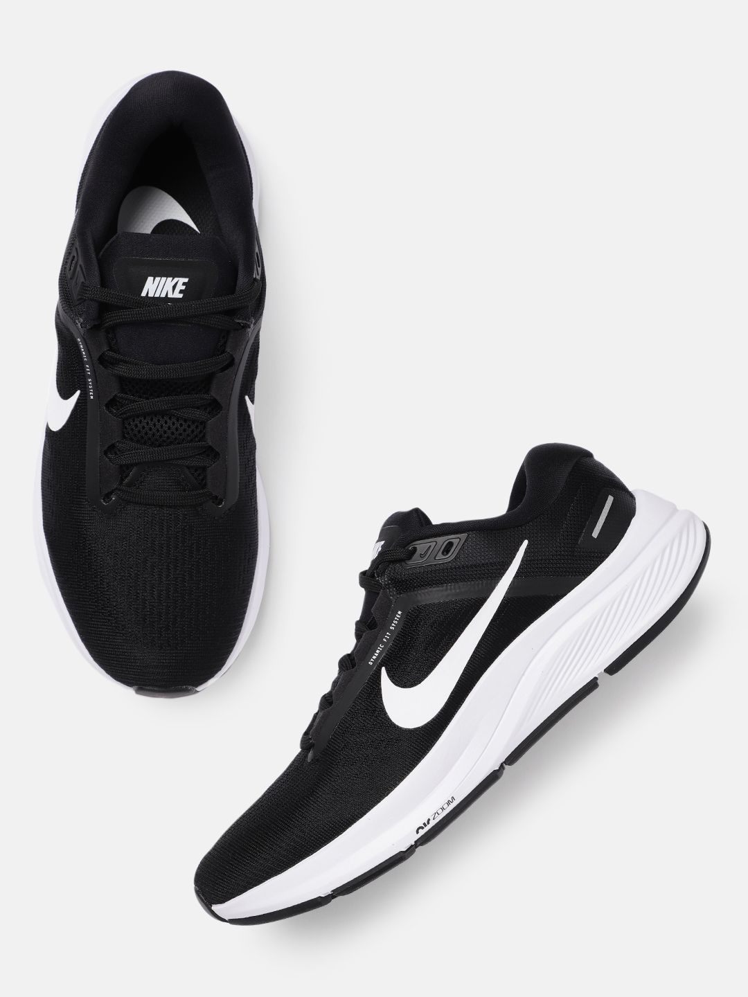 Nike Women Black AIR ZOOM STRUCTURE 24 Running Shoes Price in India