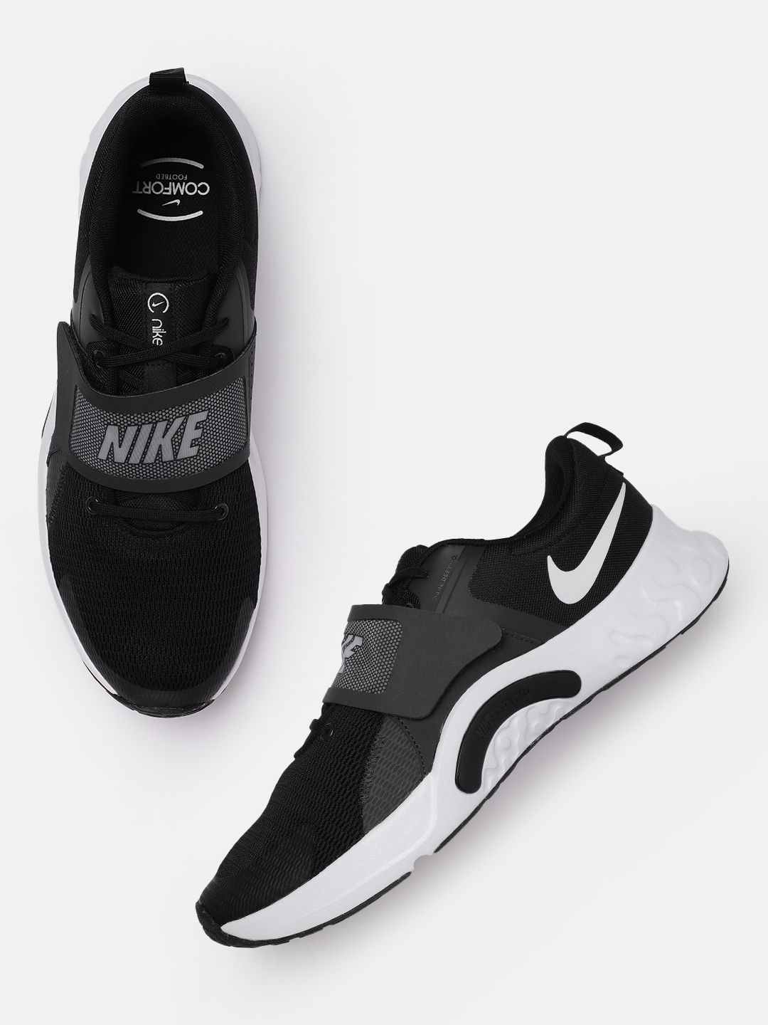 Nike Men Black Renew Retaliation 4 Training Shoes