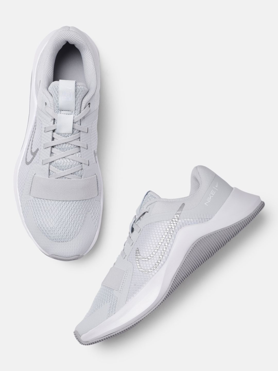 Nike Women Grey MC TRAINER 2 Training or Gym Shoes Price in India