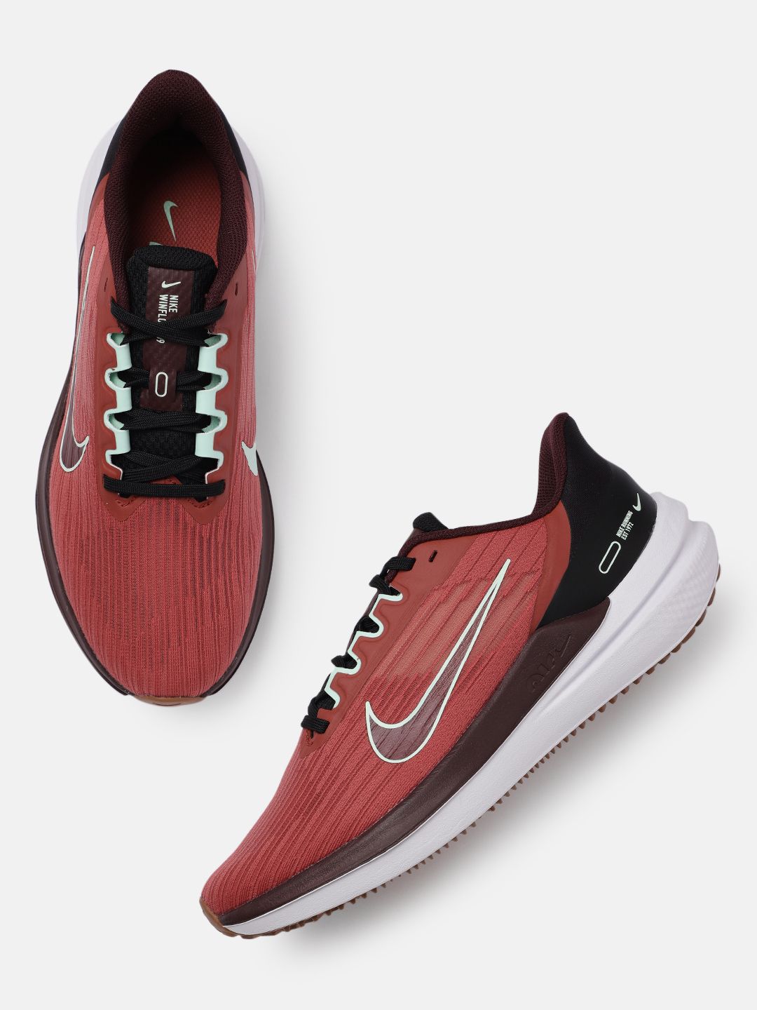 Nike Women Rust AIR WINFLO 9 Running Shoes Price in India