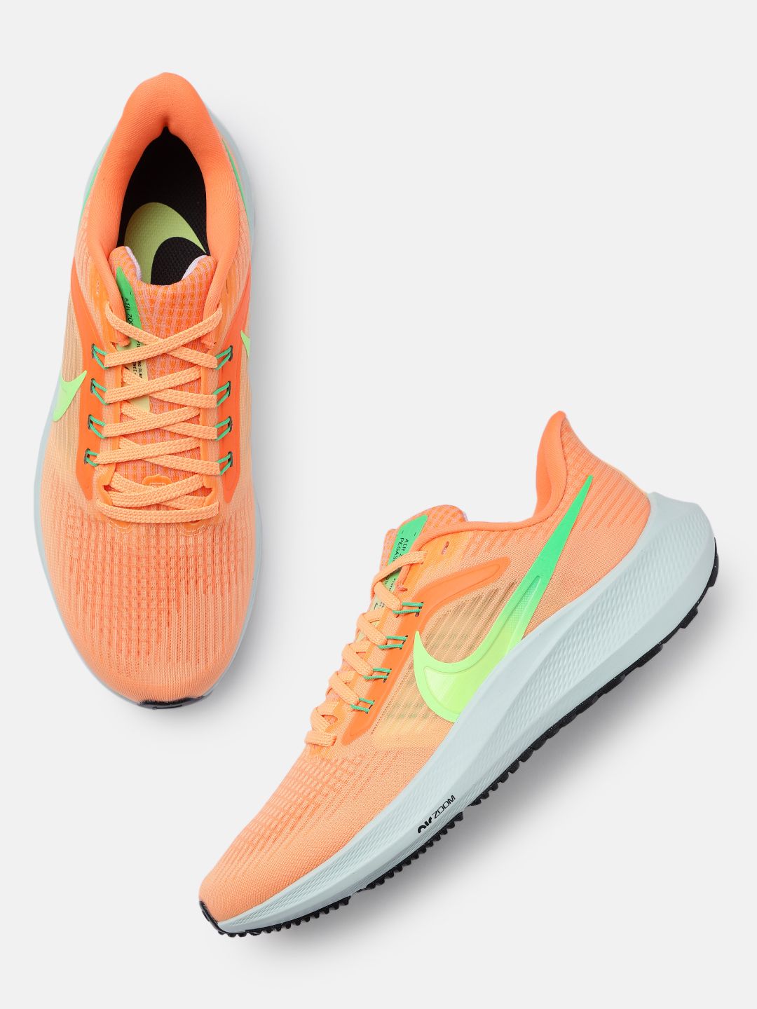 Nike Women Orange AIR ZOOM PEGASUS 39 Running Shoes Price in India