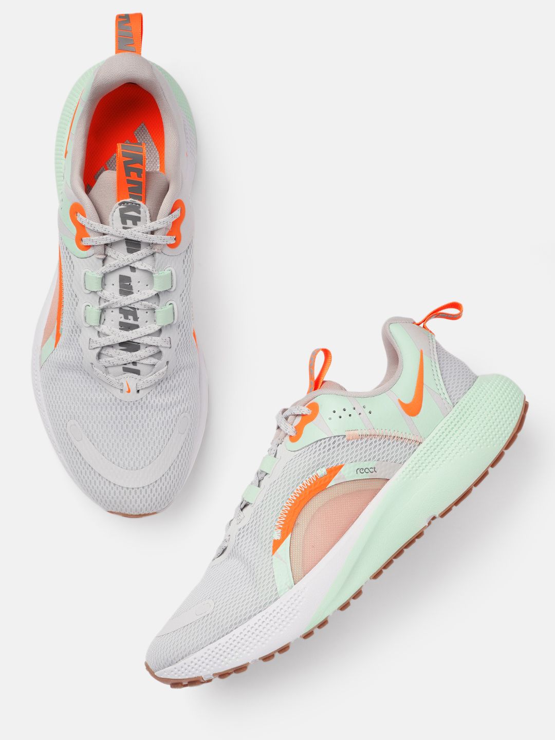 Nike Women Grey React Escape Run 2 Running Shoes Price in India