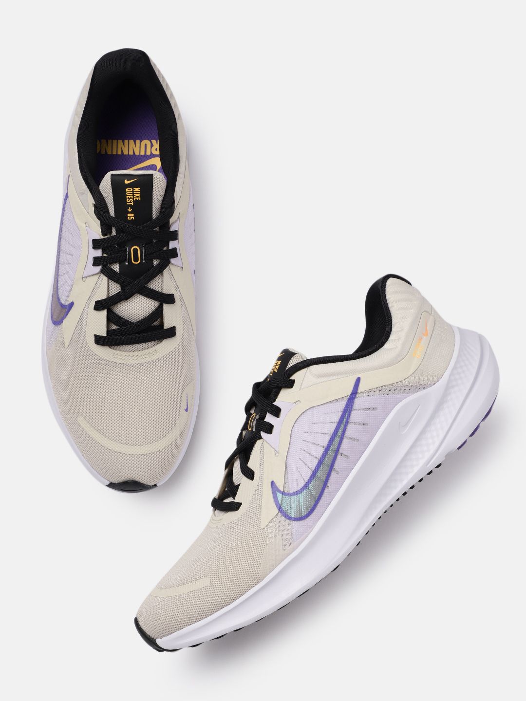 Nike Women Off-White Quest 5 Running Shoes Price in India