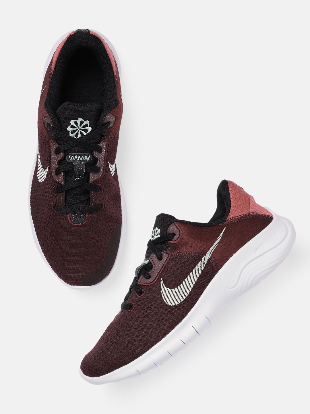 Nike Women Maroon Flex Experience Running Shoes Price in India