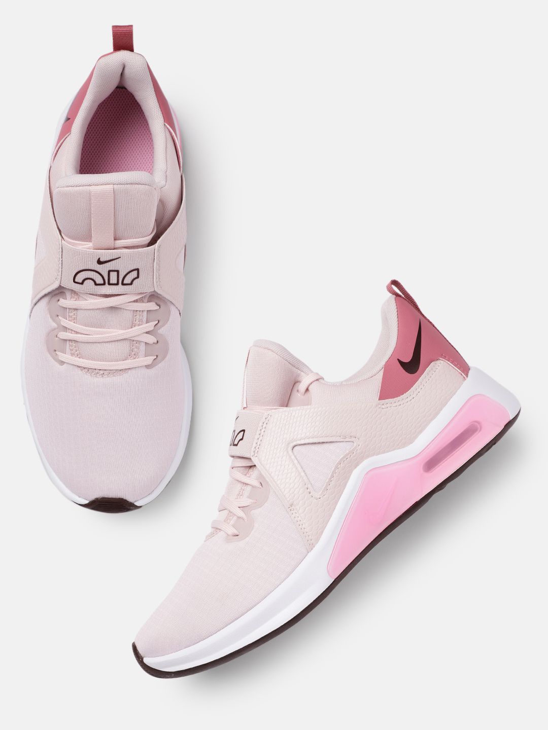 Nike Women Pink AIR MAX BELLA TR 5 Training or Gym Shoes Price in India