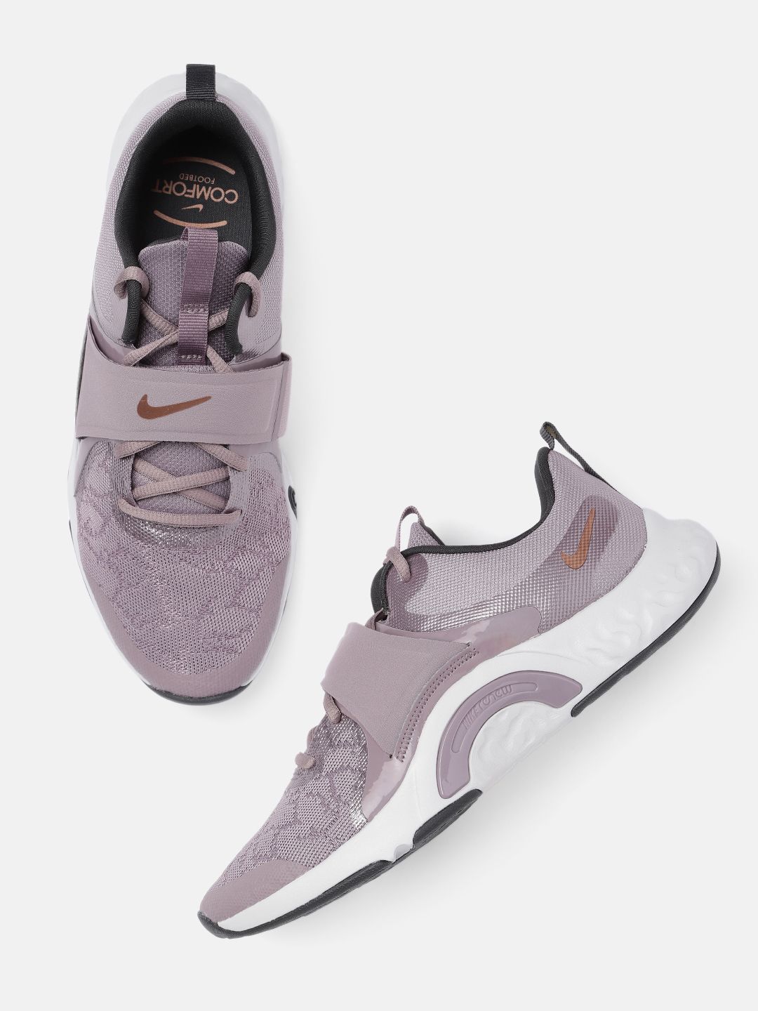 Nike Women Purple Renew In Season Training Shoes Price in India