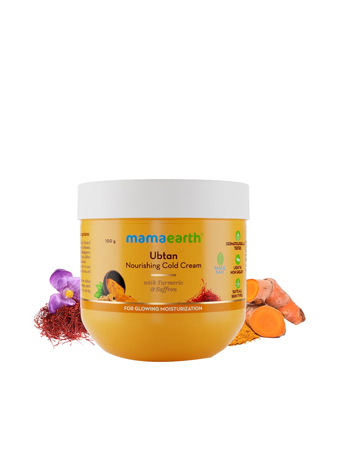 Mamaearth Mamaearth Ubtan Nourishing Cold Cream with Turmeric & Saffron - 100 g