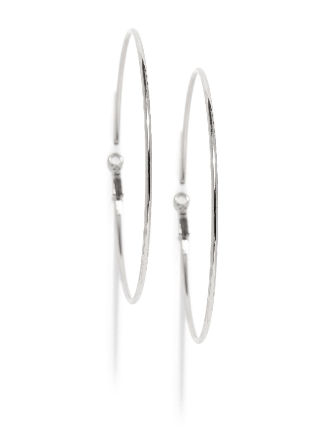 Accessorize Silver-Toned Hoop Earrings Price in India