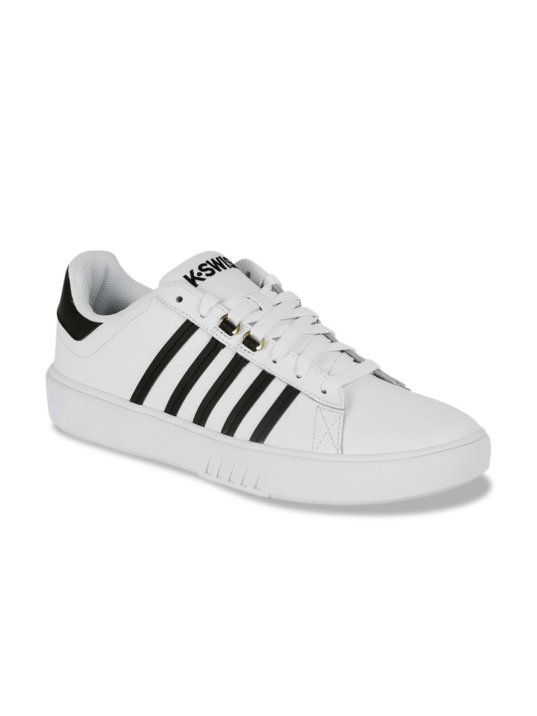 K-SWISS Women White Striped Sneakers Price in India